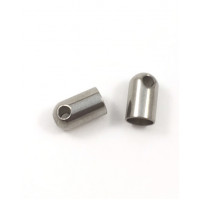Stainless steel cord end 12x7mm